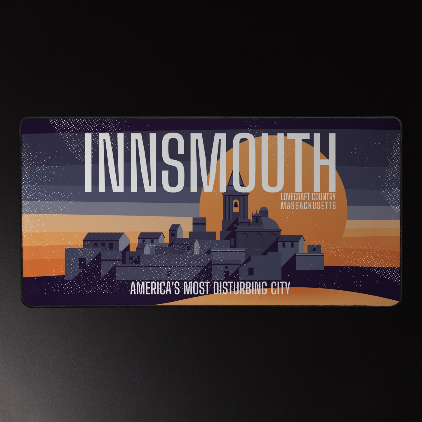 Innsmouth Vintage Travel Lovecraft Desk mat