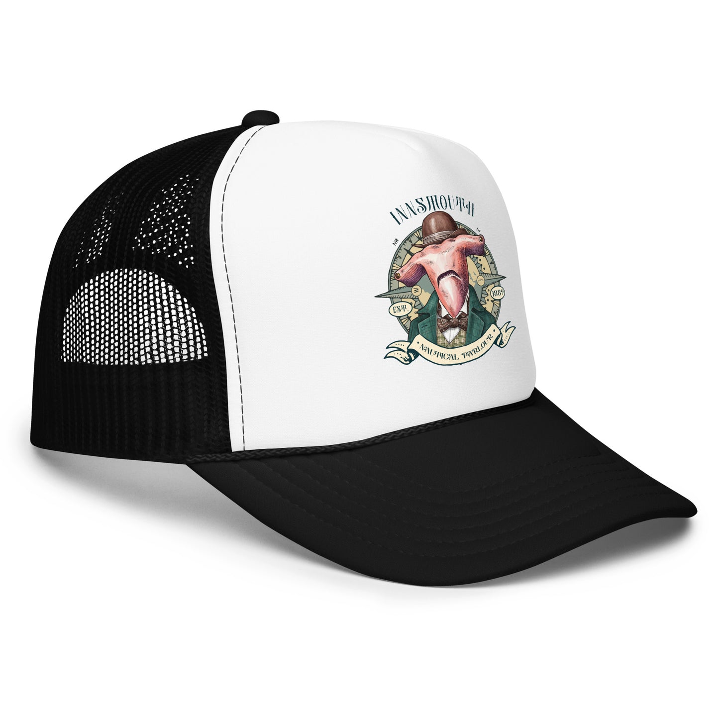Innsmouth Nautical Parlour — The Hammerhead Gentleman Foam trucker hat