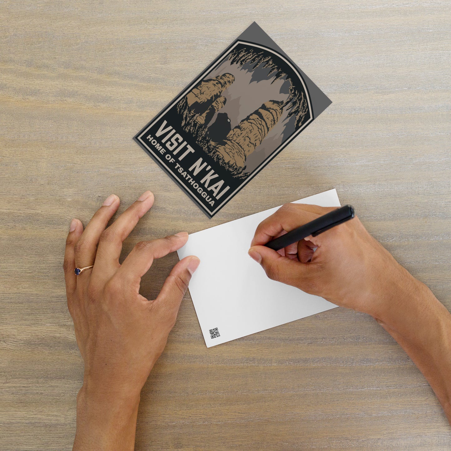 Visit N kai Travel Lovecraft Tsathoggua Standard Postcard