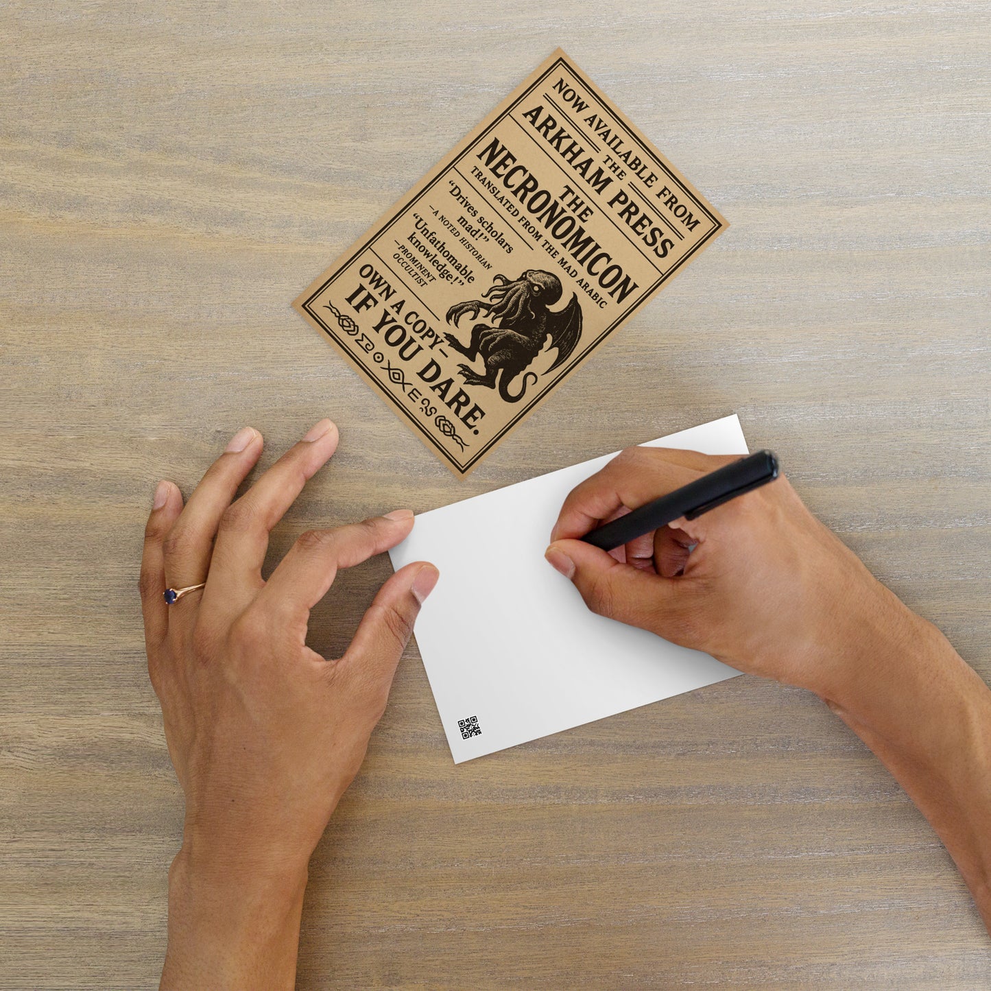 Necronomicon – Now Available from Arkham Press Standard Postcard