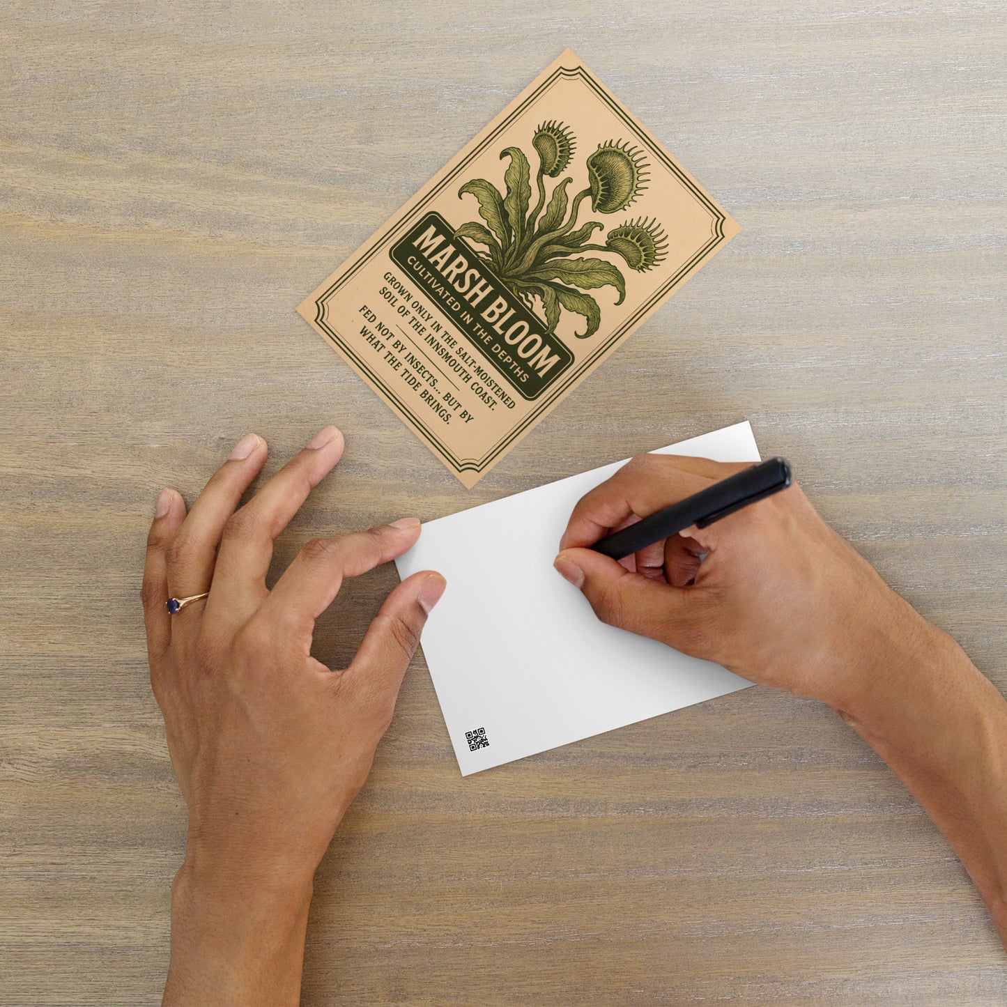 Marsh Bloom – Cultivated in the Depths Standard Postcard