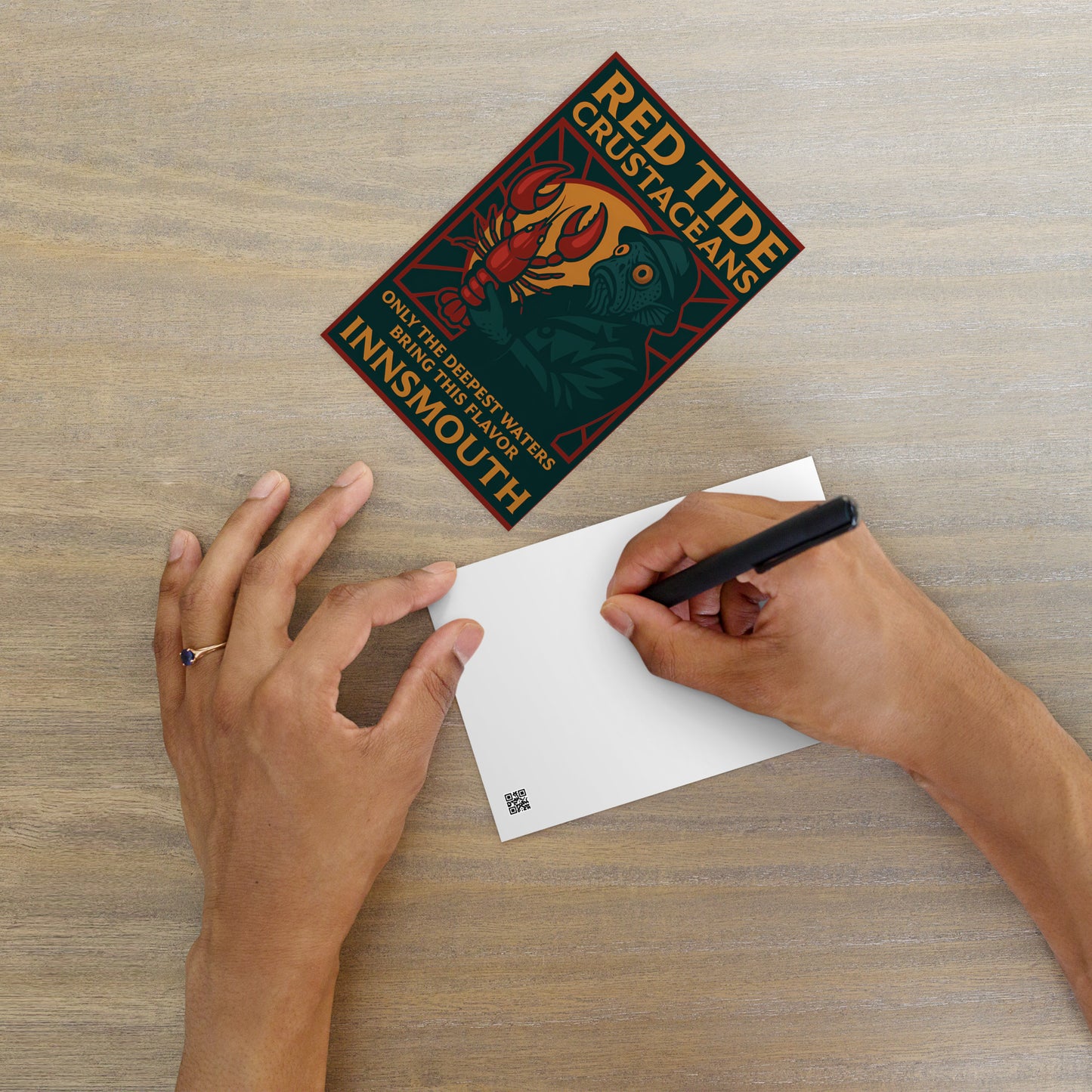 Red Tide Crustaceans – Innsmouth’s Deepest Delicacy Standard Postcard