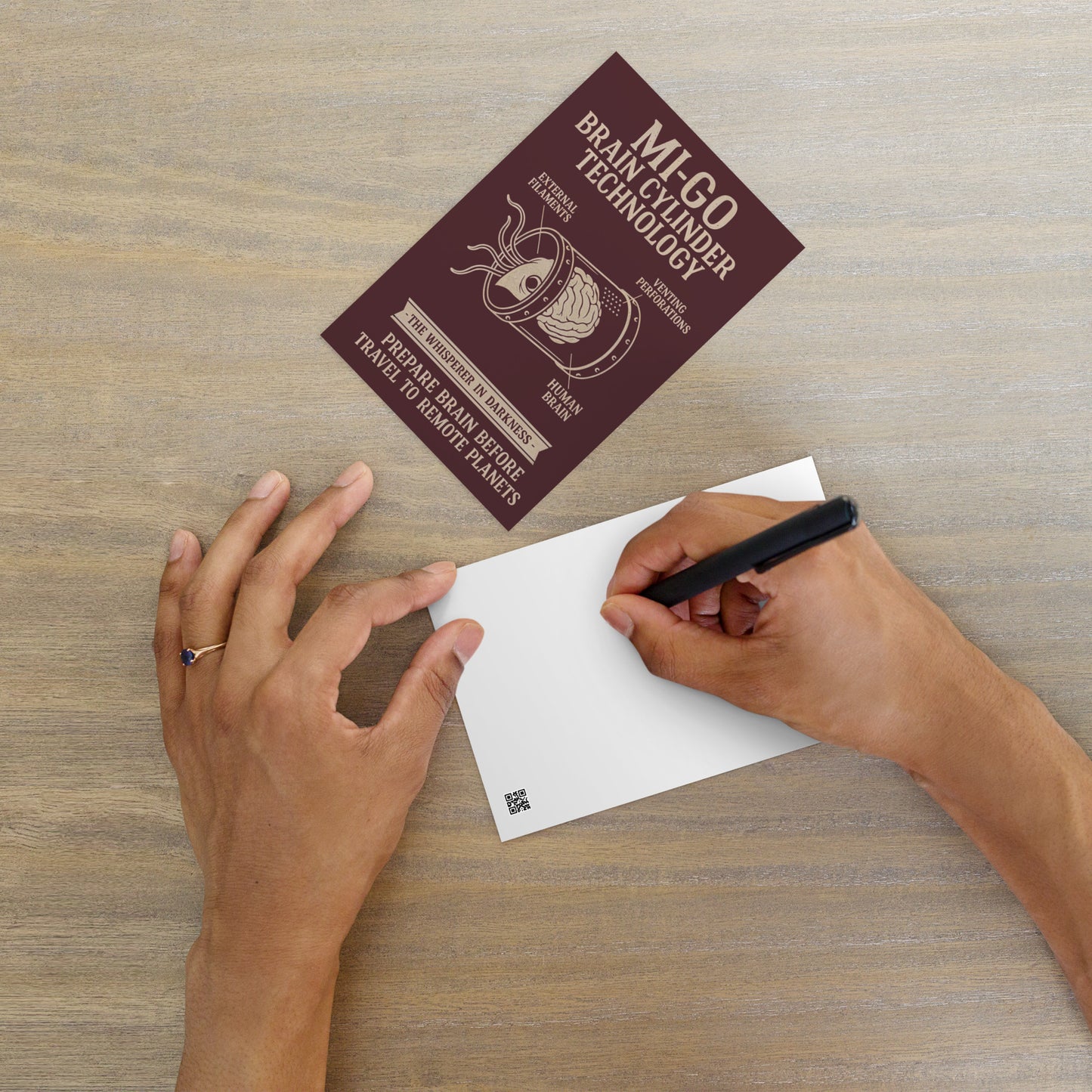 Mi-Go Disguise Apparatus – Technical Blueprint from the Whisperer Files Standard Postcard