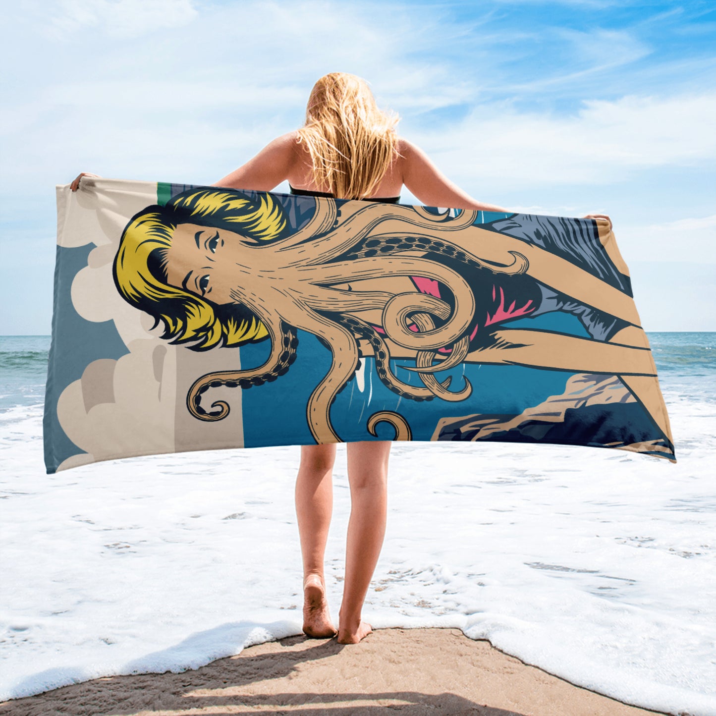 Innsmouth Pin-up Cthulhu Travel Lovecraft Towel