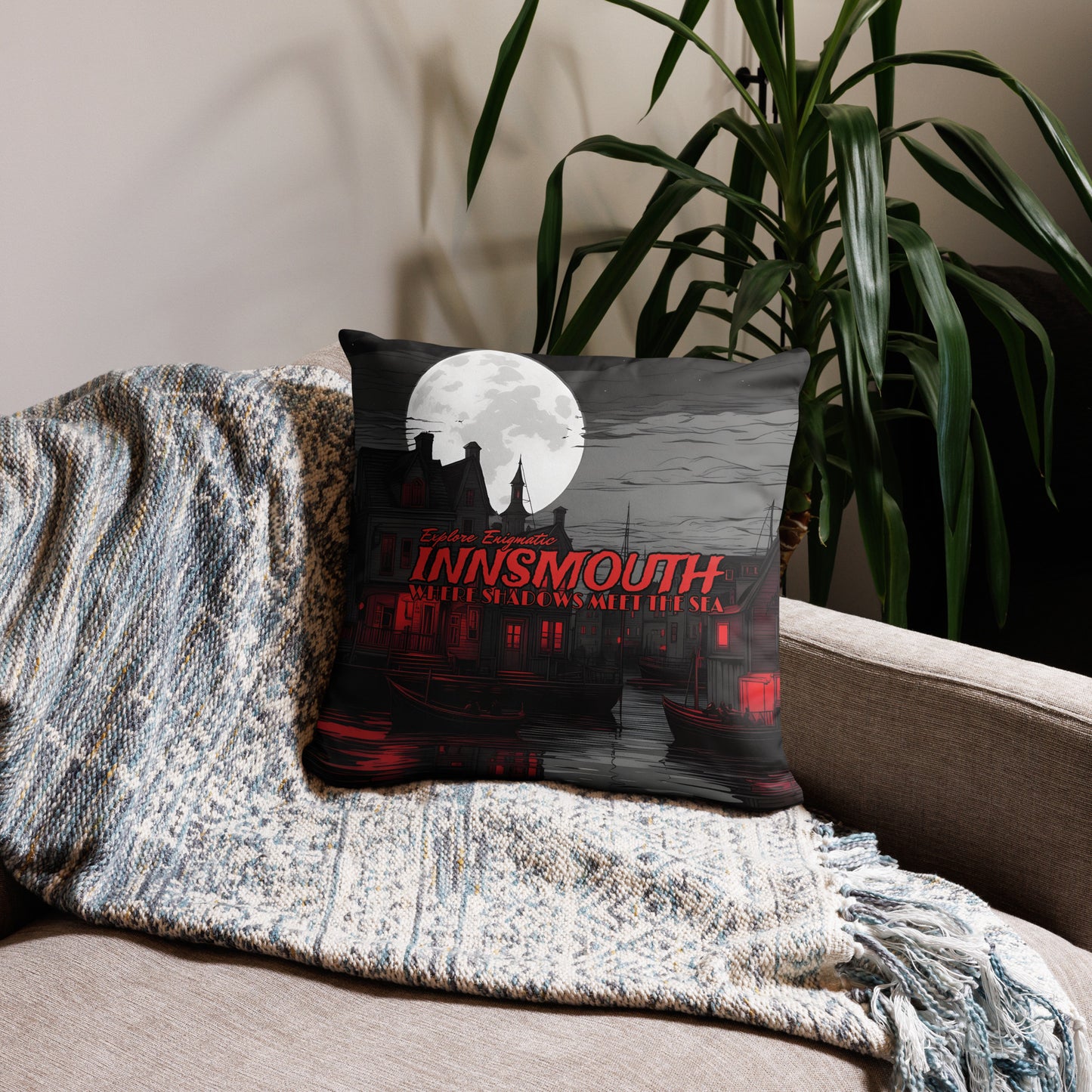 Explore enigmatic Innsmouth Pillow Case