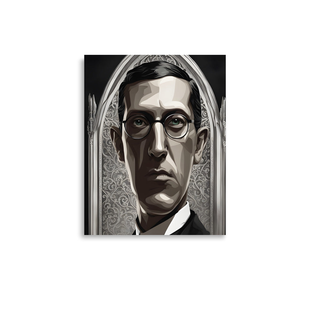 Lovecraft Gothic Portrait Poster