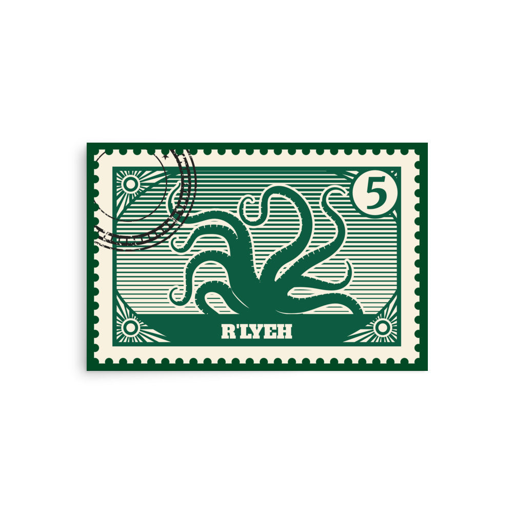 Timbre postal de R'lyeh Poster