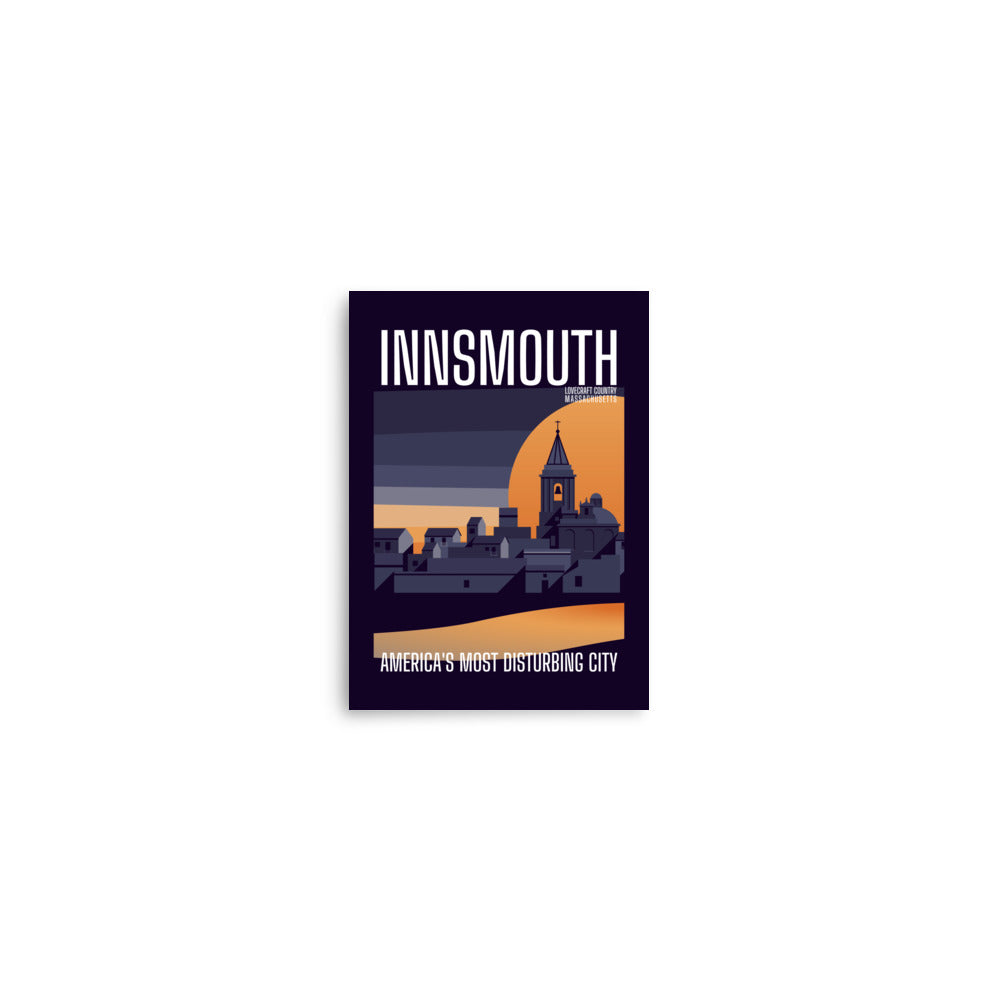 Póster de viaje vintage de Innsmouth Lovecraft Póster