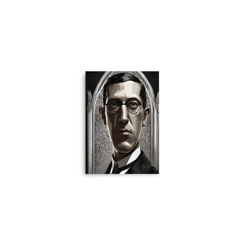 Retrato gótico de Lovecraft Póster