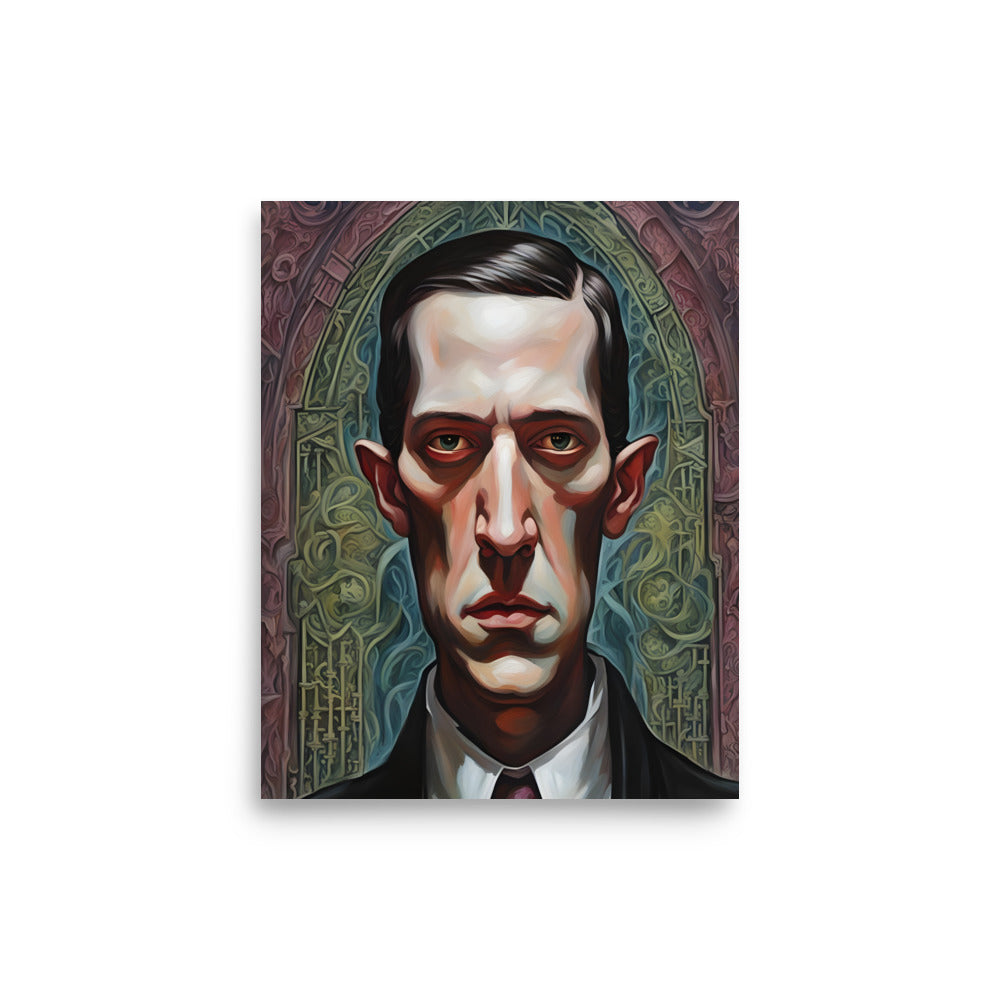 Portrait gothique de Lovecraft Poster