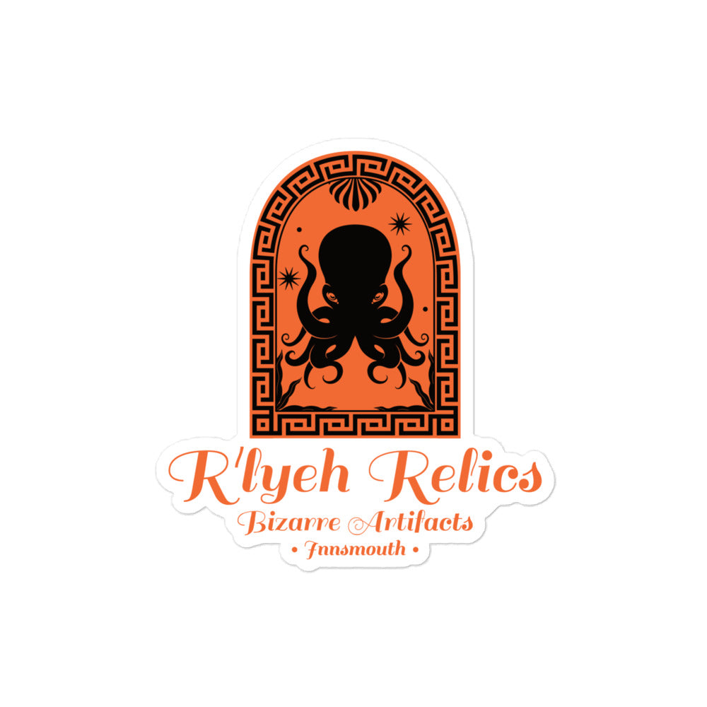 R'lyeh Relics Innsmouth Antiques Bubble-free stickers