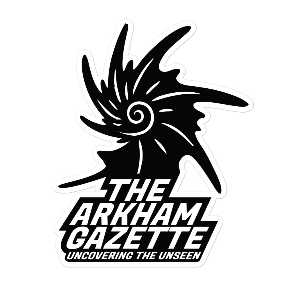 The Arkham Gazette Bubble-free stickers