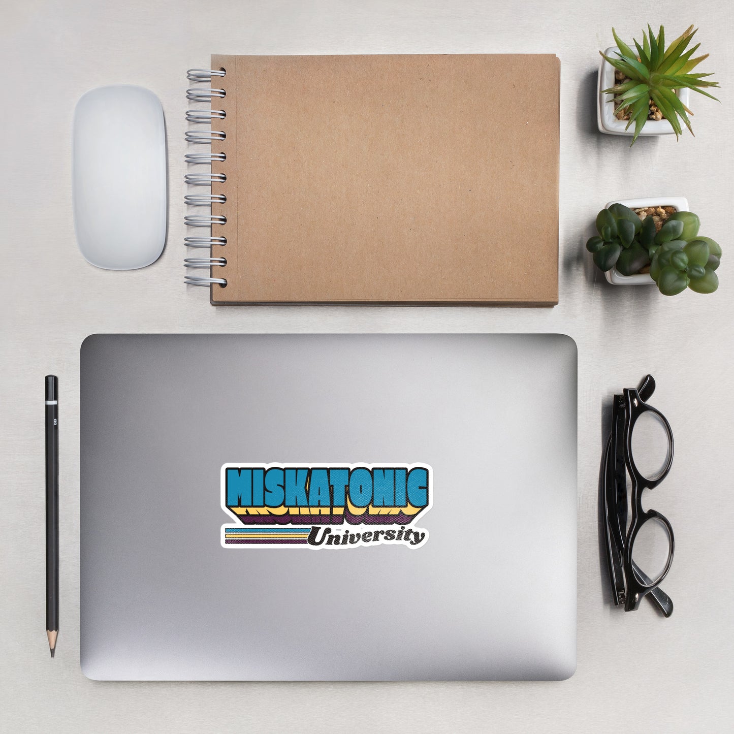 Miskatonic University Retro Label Bubble-free stickers