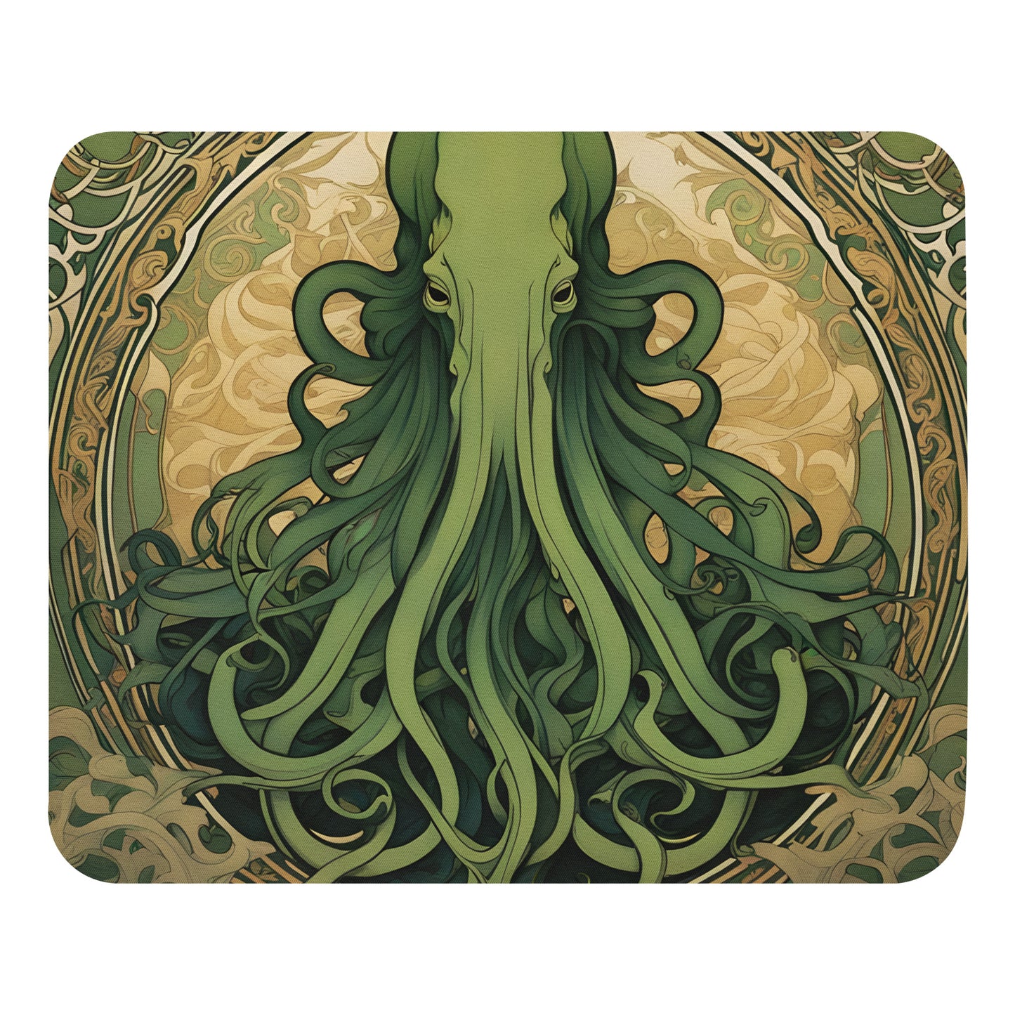 Cthulhu Art Nouveau Mouse pad