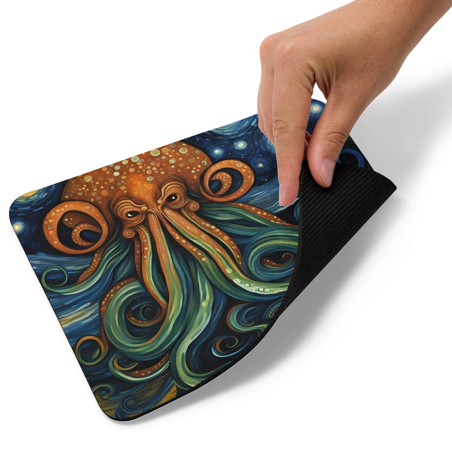 Cthulhu Post-Impressionism Mouse pad