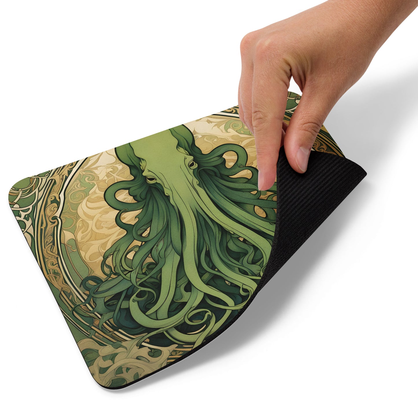 Cthulhu Art Nouveau Mouse pad