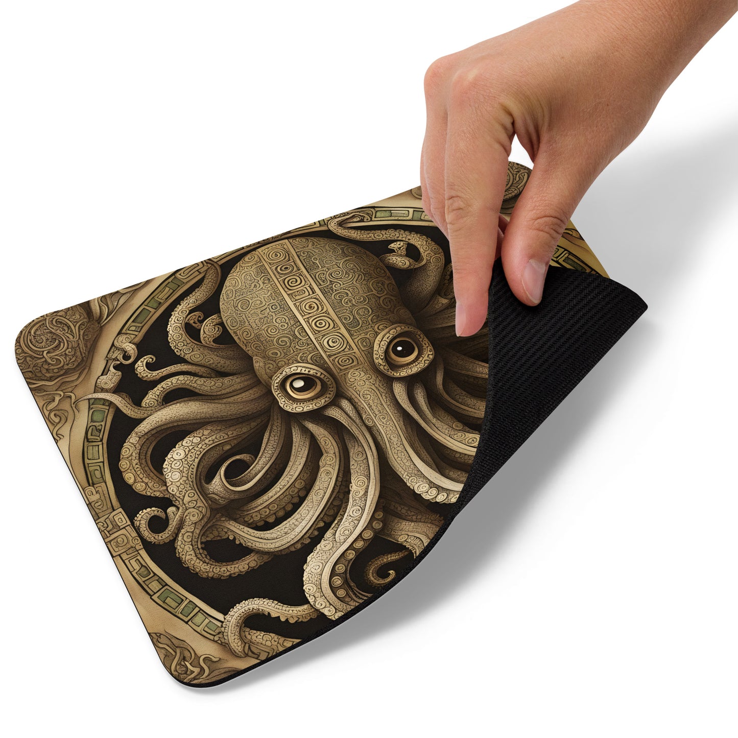 Cthulhu Mesoamerican Codex Mouse pad