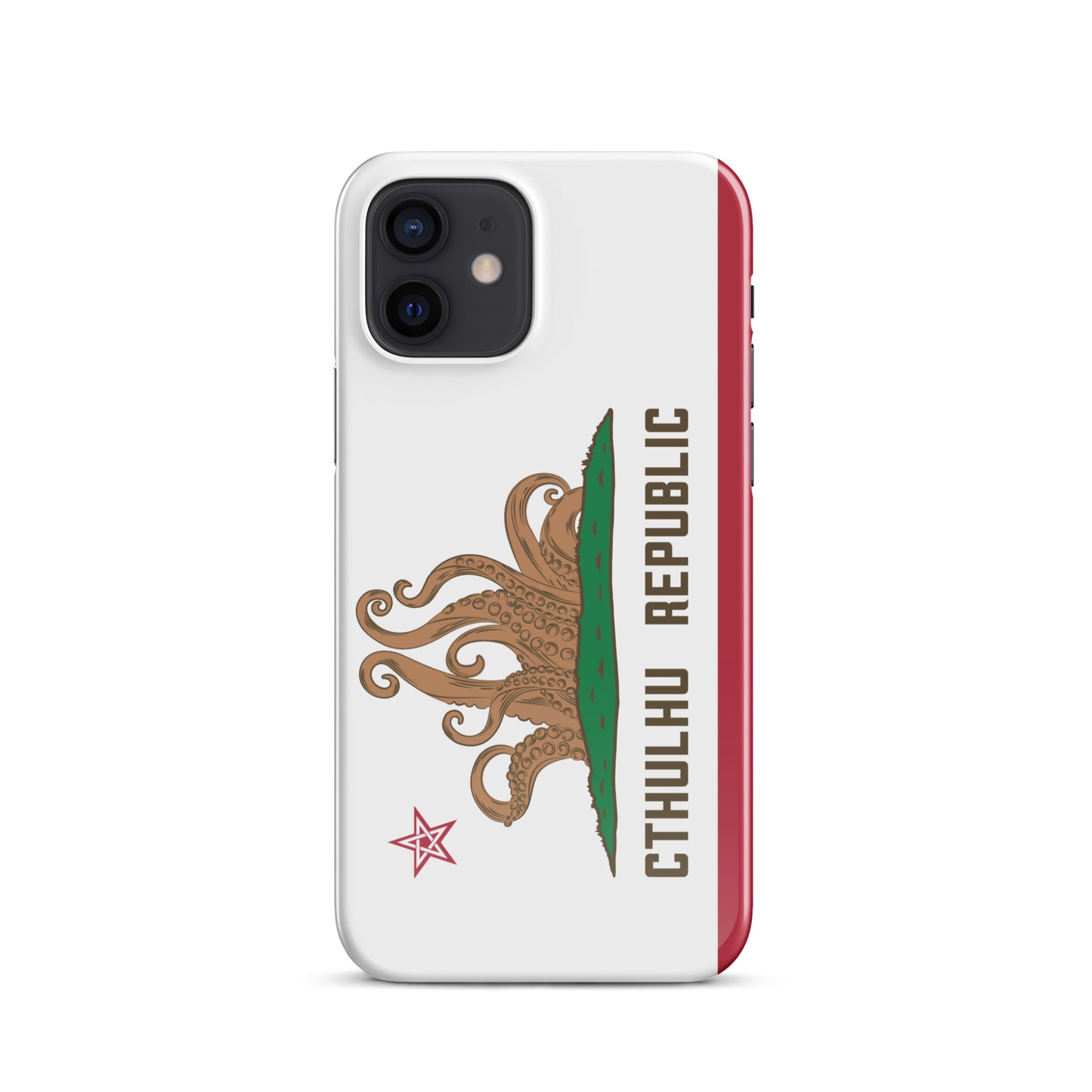 Coque Snap Lovecraft Drapeau de Californie de la République de Cthulhu pour iPhone®