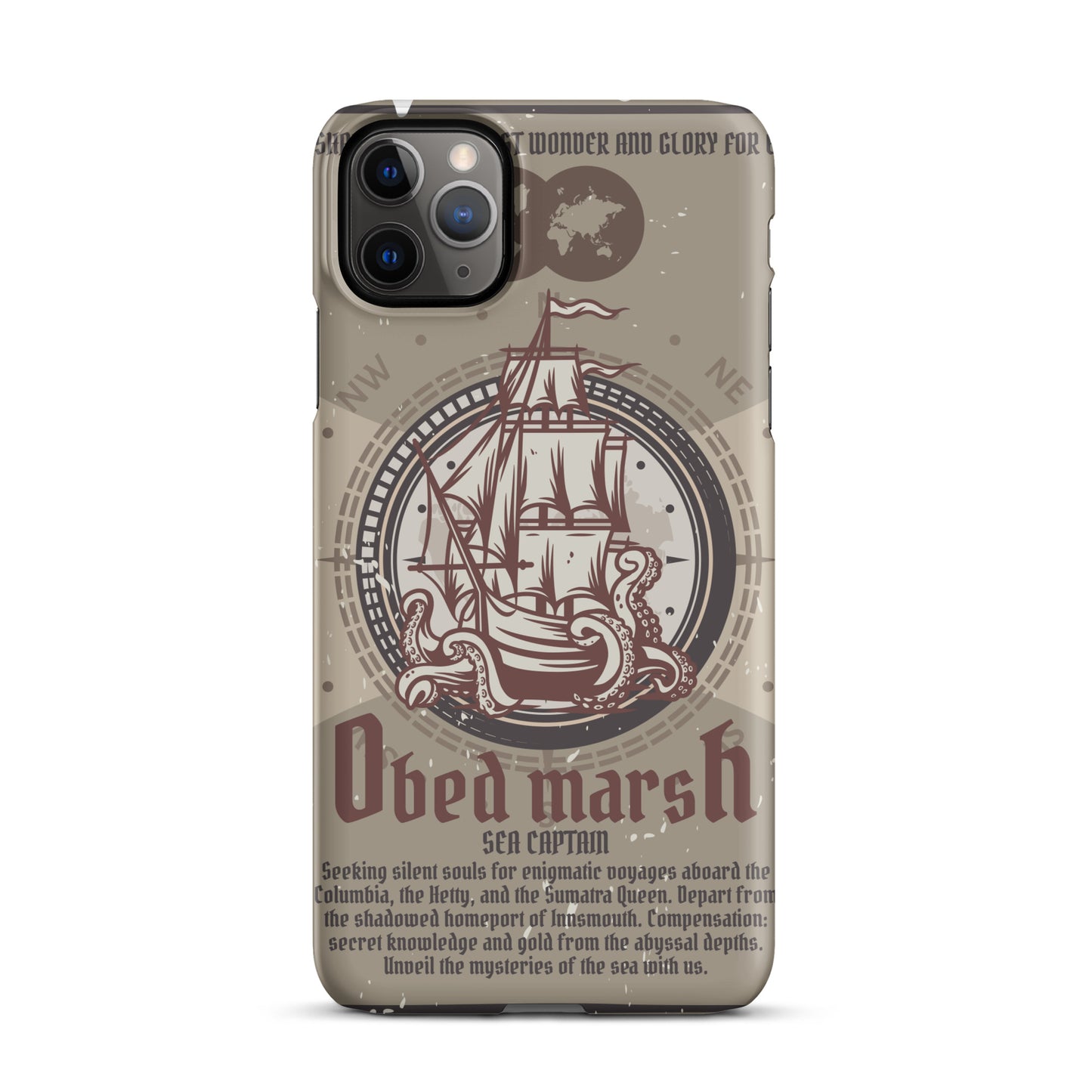 Obed Marsh Sea Captain Innsmouth Snap case for iPhone®