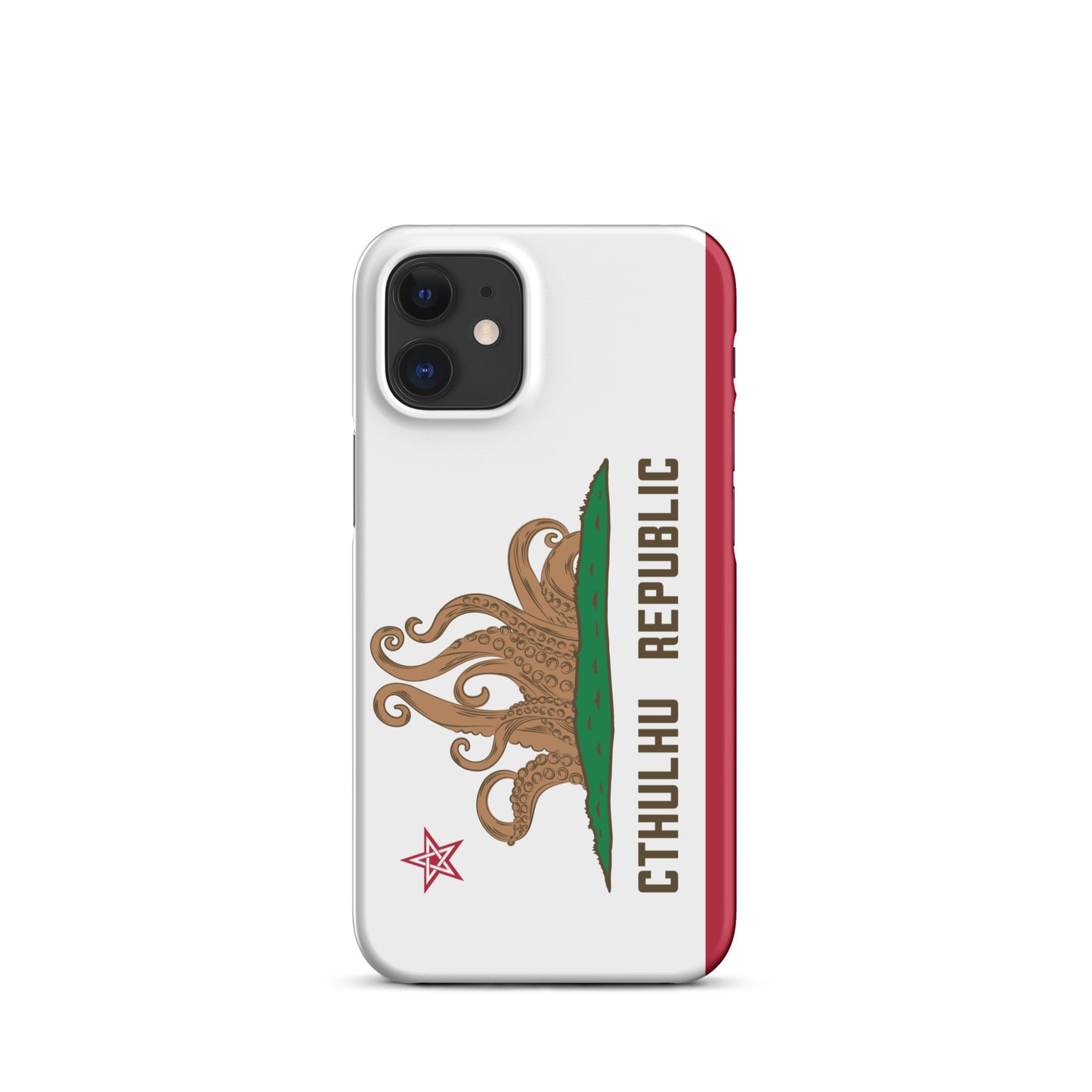 Coque Snap Lovecraft Drapeau de Californie de la République de Cthulhu pour iPhone®