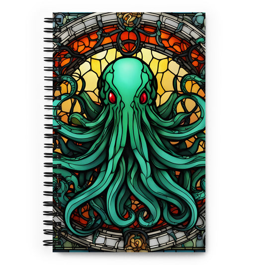 Cthulhu Vitrail Cahier à spirale