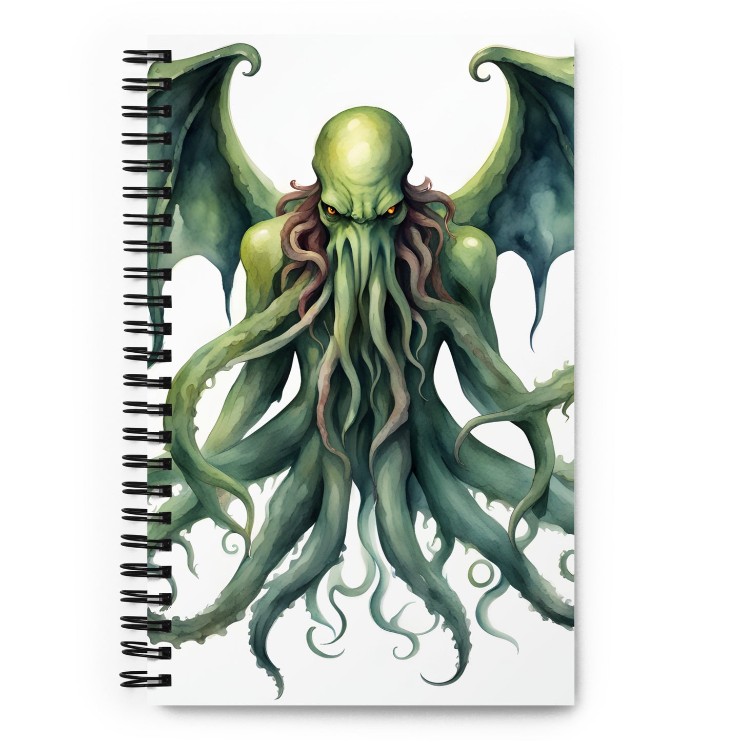 Cthulhu Pintura A La Acuarela Cuaderno De Espiral