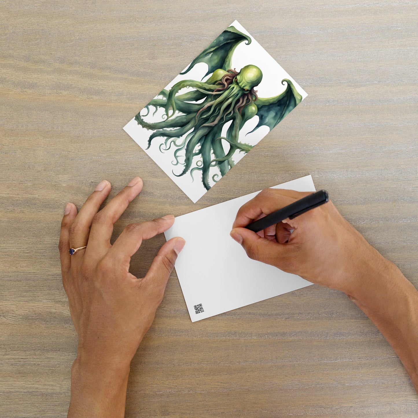 Cthulhu Watercolor Painting Standard Postcard