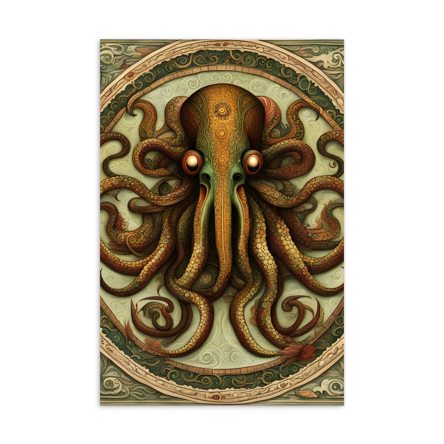 Postal Estándar del Códice Mesoamericano de Cthulhu