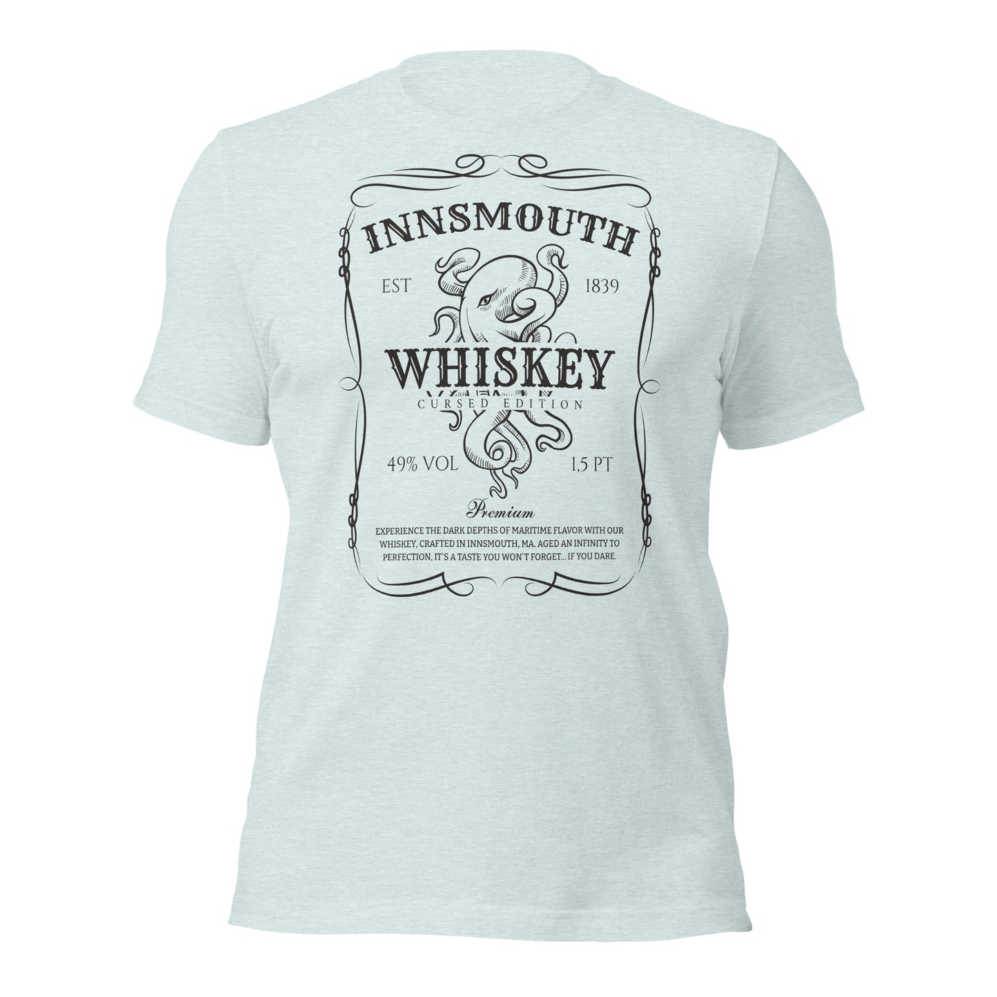 Innsmouth Whiskey Label Lovecraft Unisex t-shirt